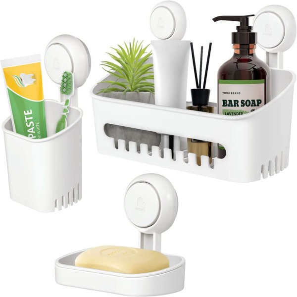 Rebrilliant Laleta Suction Shower Shelf Wayfair